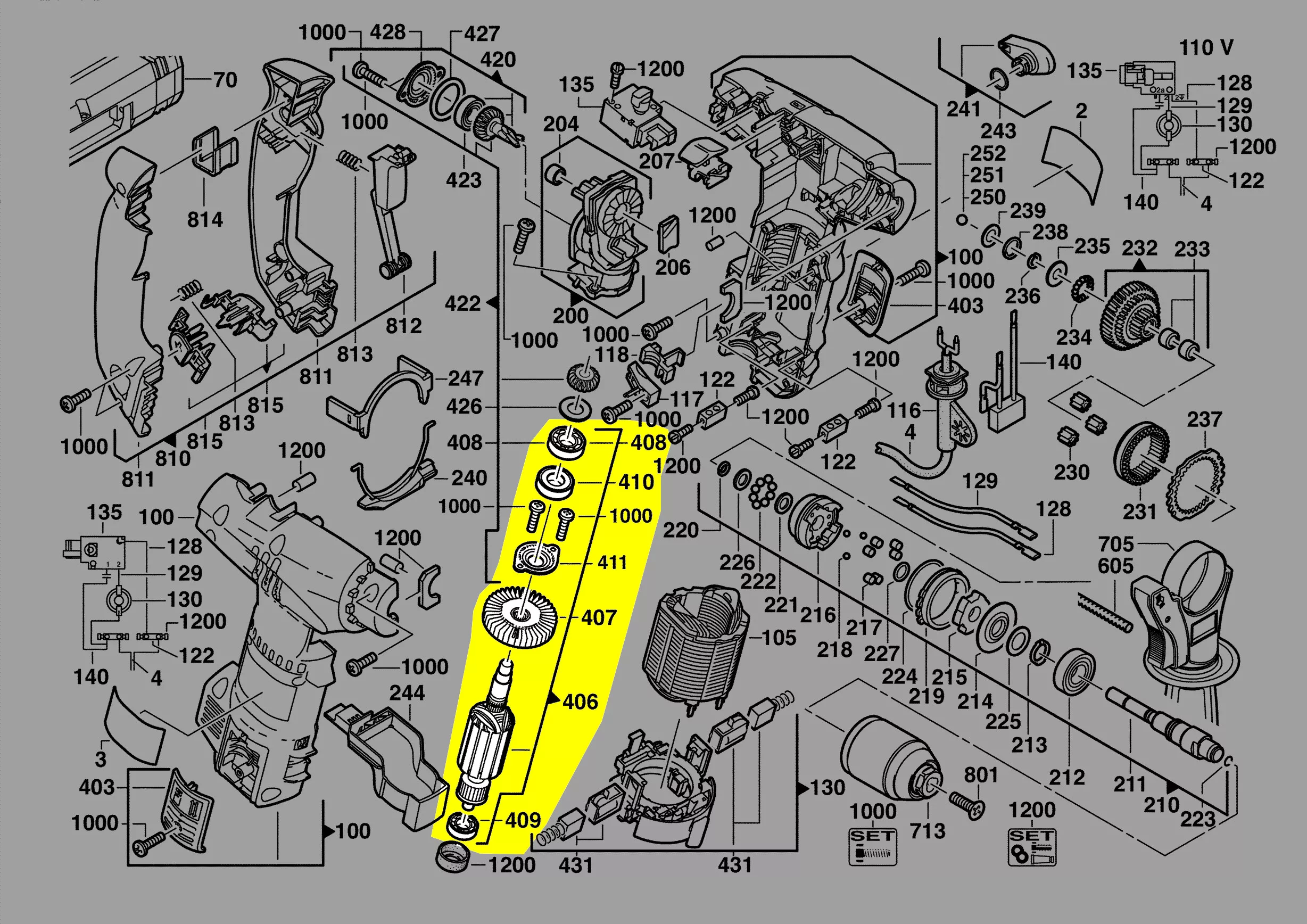 rotor réf. 4931364592 AEG